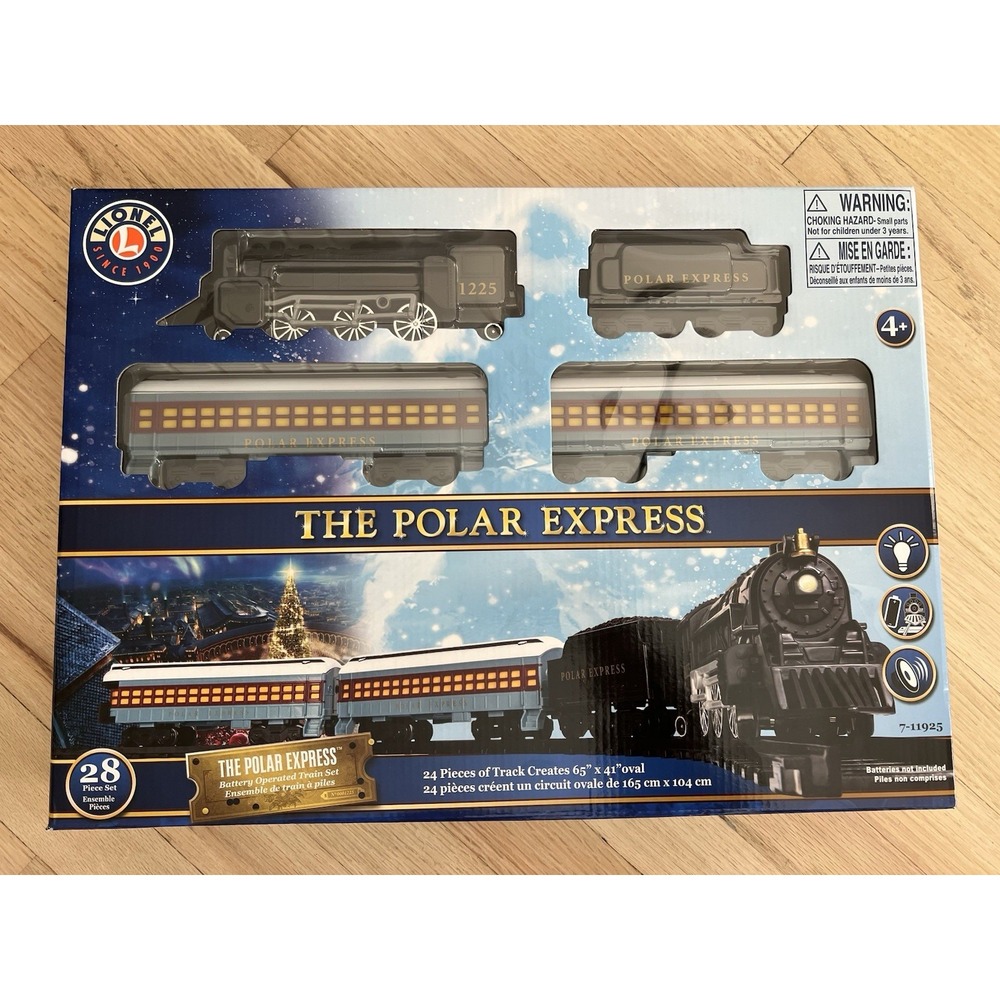 Lionel The Polar Express Battery Operated Train Set 28 Pieces 71-1925-200 New